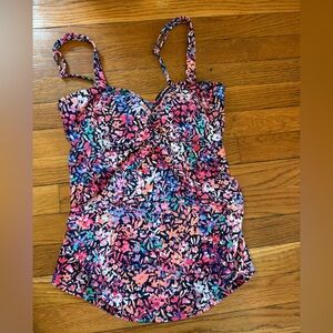 Motherhood Maternity Floral Swimsuit
